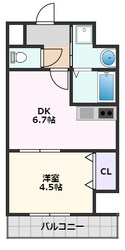 S-FORT江坂Fioreの物件間取画像